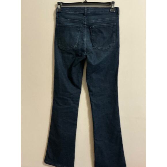 Jessica Simpson Shortened Jeans Size 4/27 Altered Boot Cut Dark Stone Denim - Picture 2 of 6